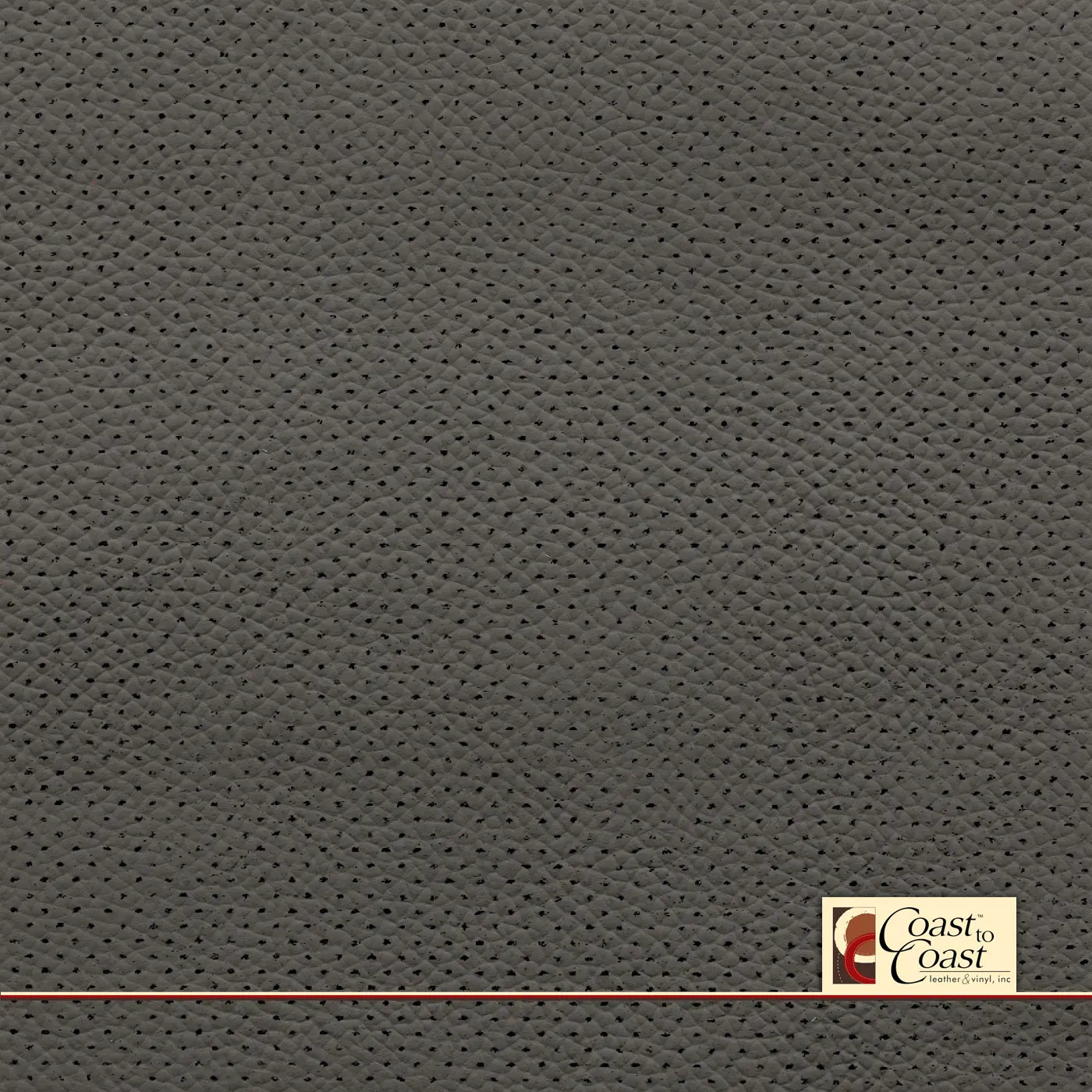 Gm Dk Ash Grey Full Hide / Mirco Perf (1/16In) Leather