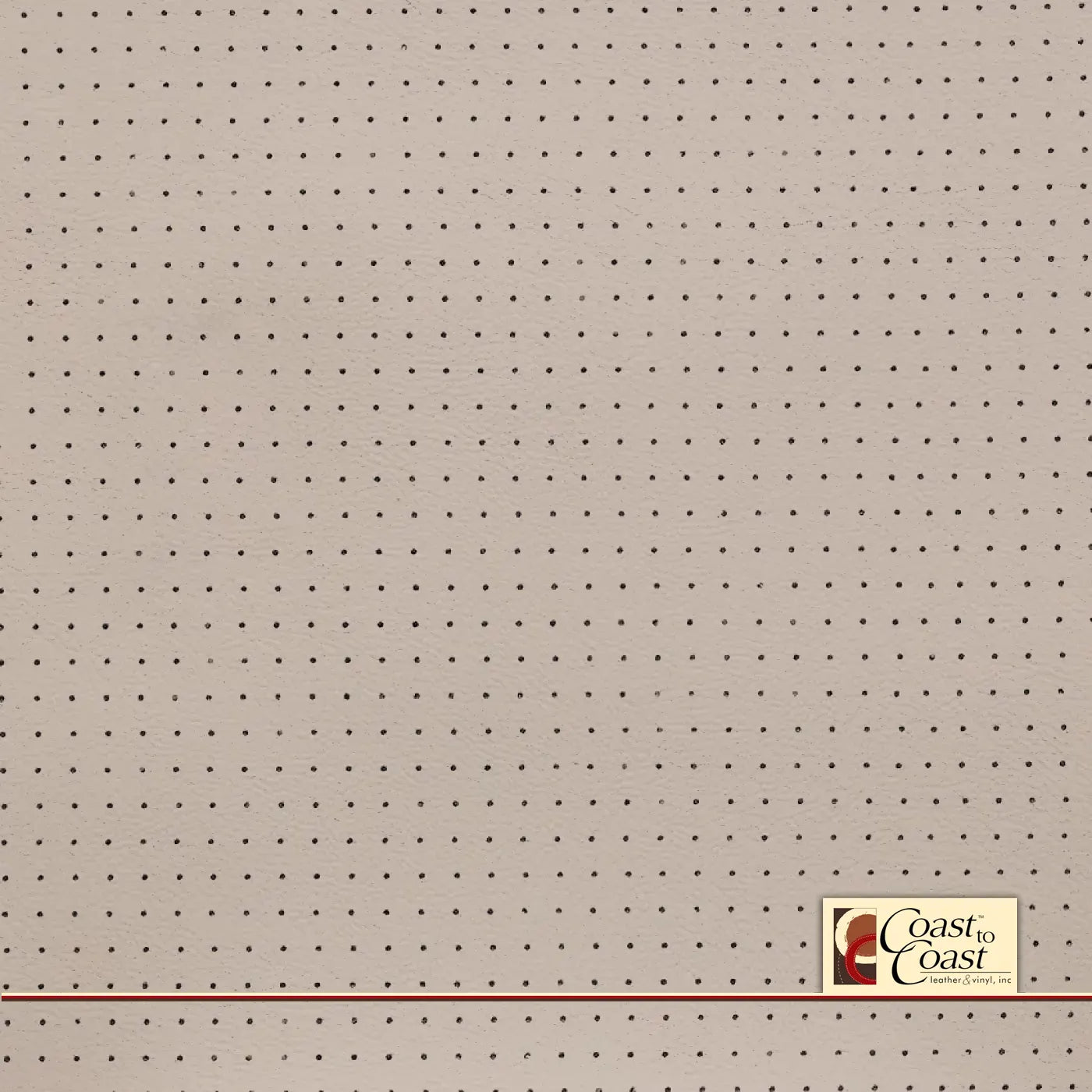 Chrysler Linen Full Hide / Small Squared Perf (1/4In) Leather