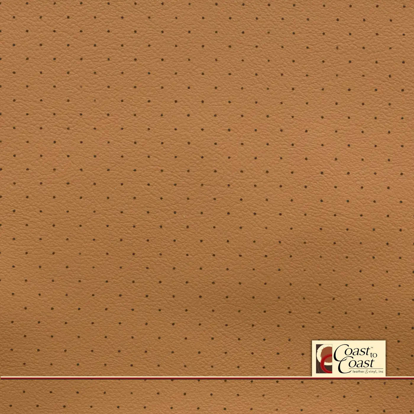 Gm Brandy Full Hide / Standard Perf (3/8In) Leather