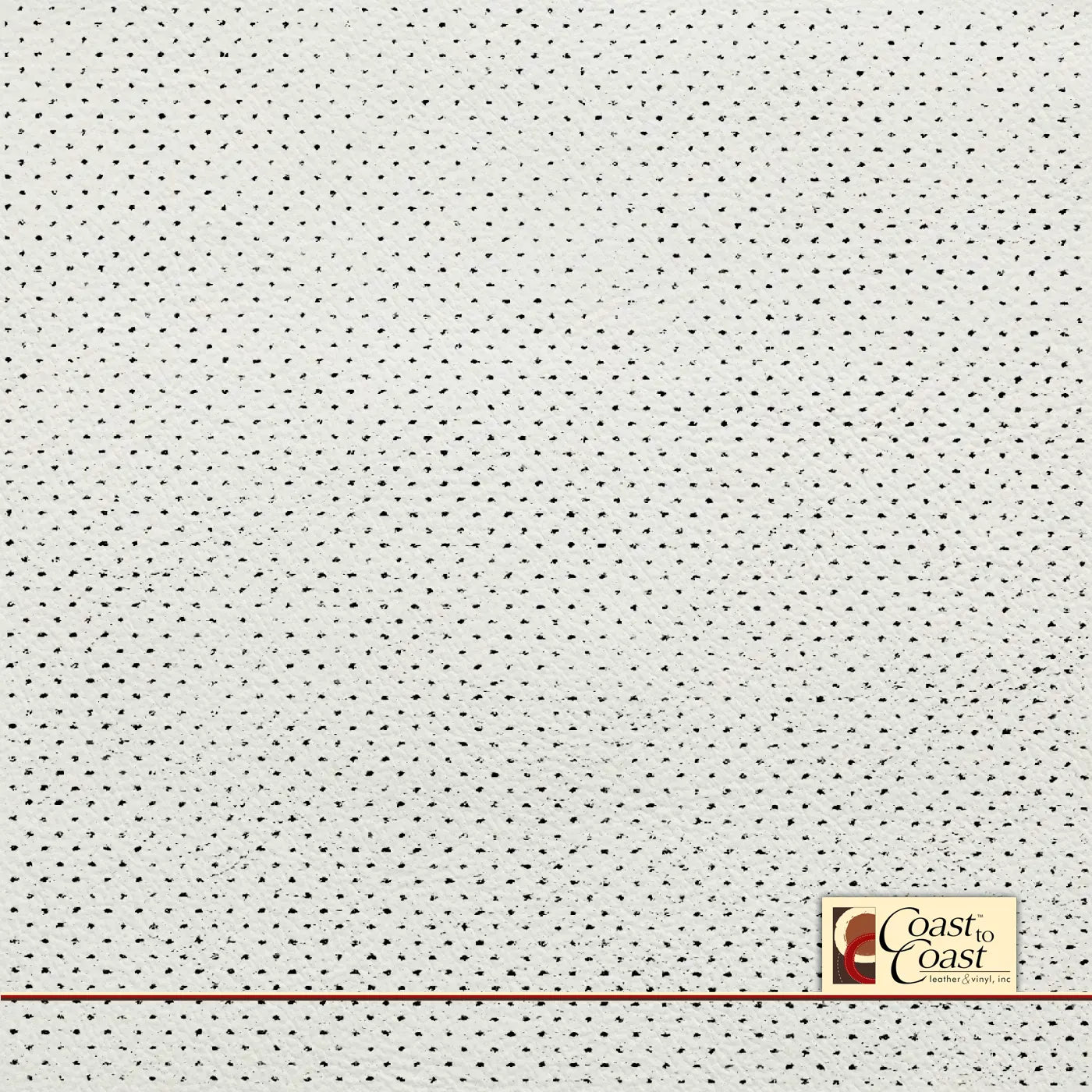 Gm Ceramic White Full Hide / Mirco Perf (1/16In) Leather