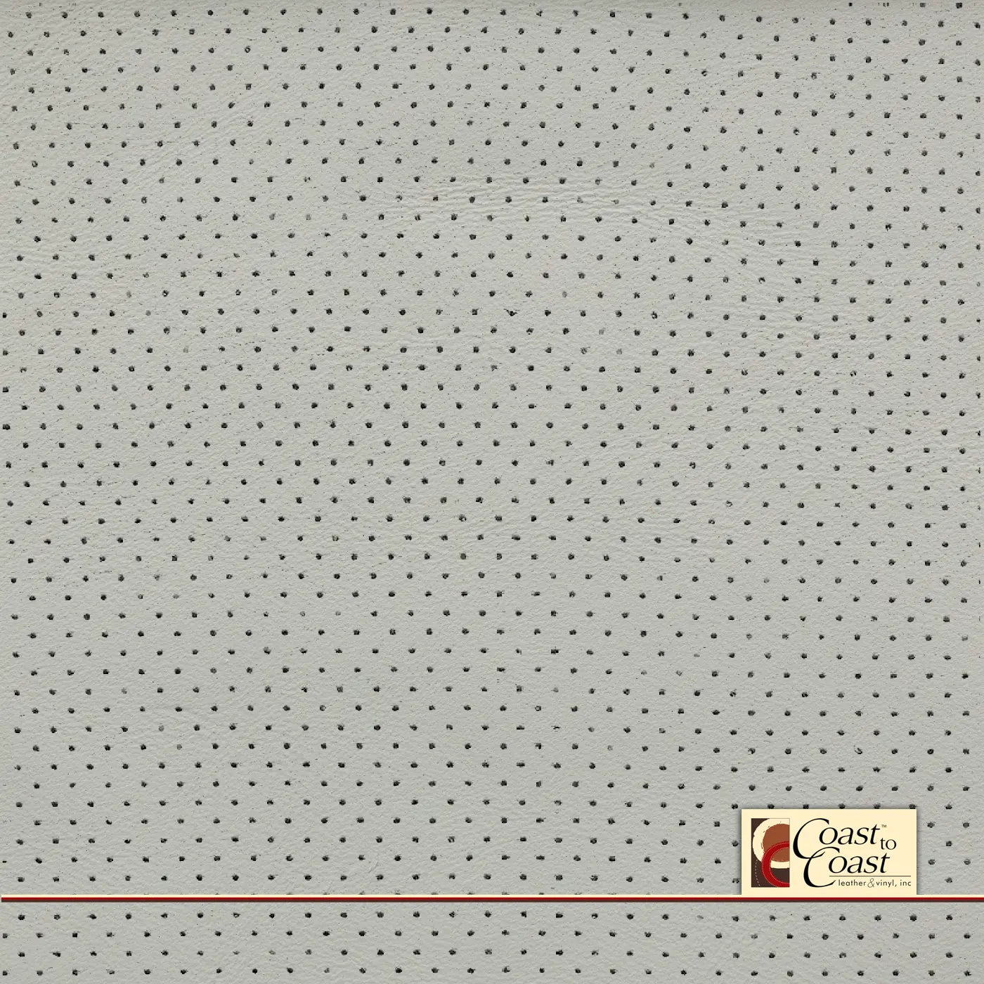 Chrysler Sky Grey Full Hide / Mini Perf (1/8In) Leather