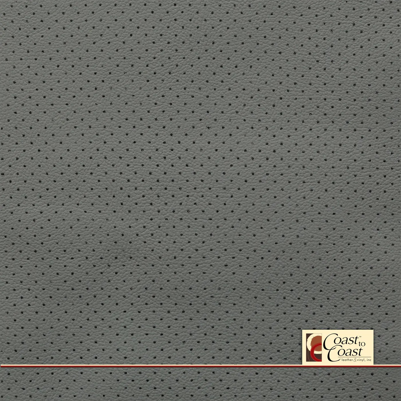 Ford Med Slate Full Hide / Mini Perf (1/8In) Leather