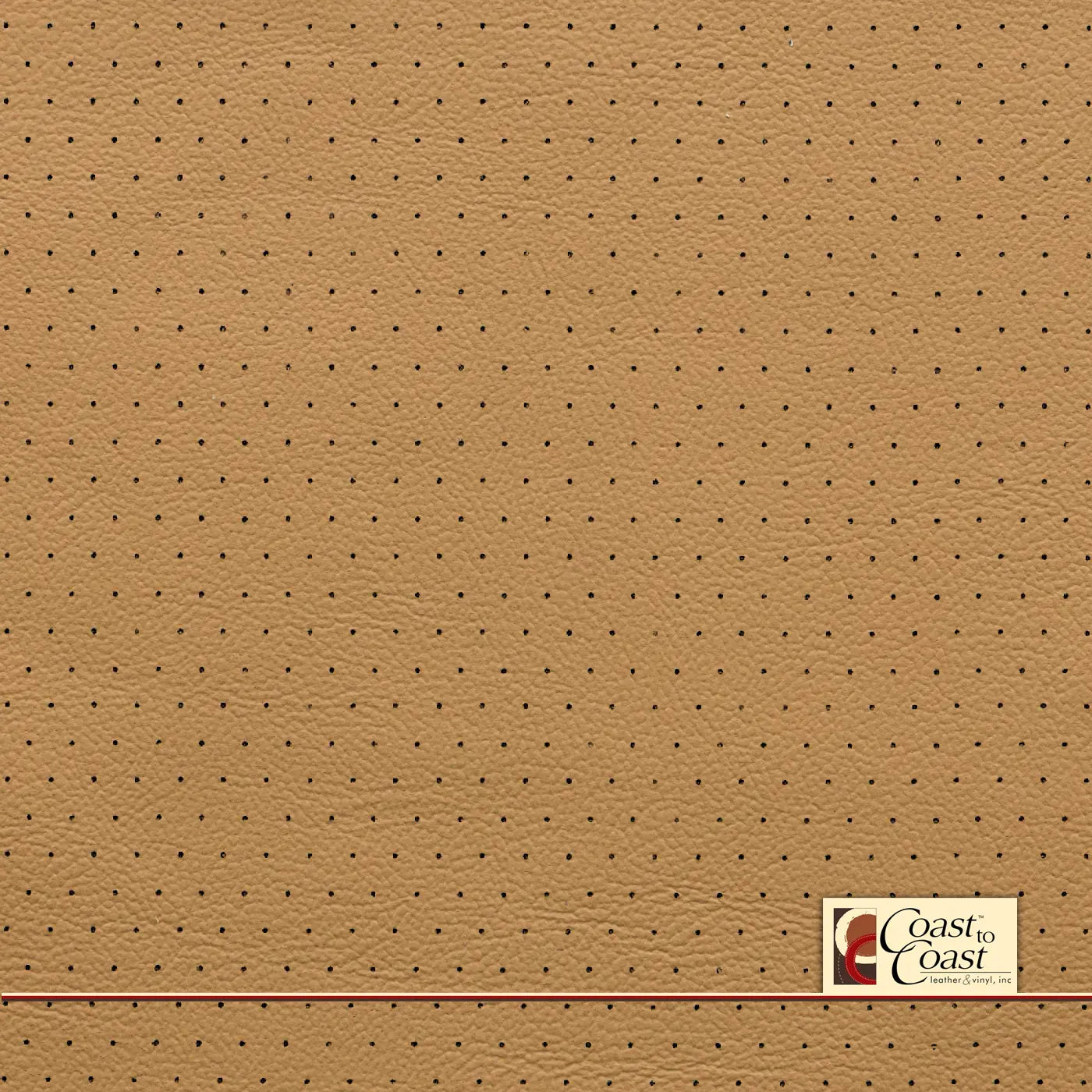 Ford Cashew Full Hide / Euro Perf (3/8In) Leather