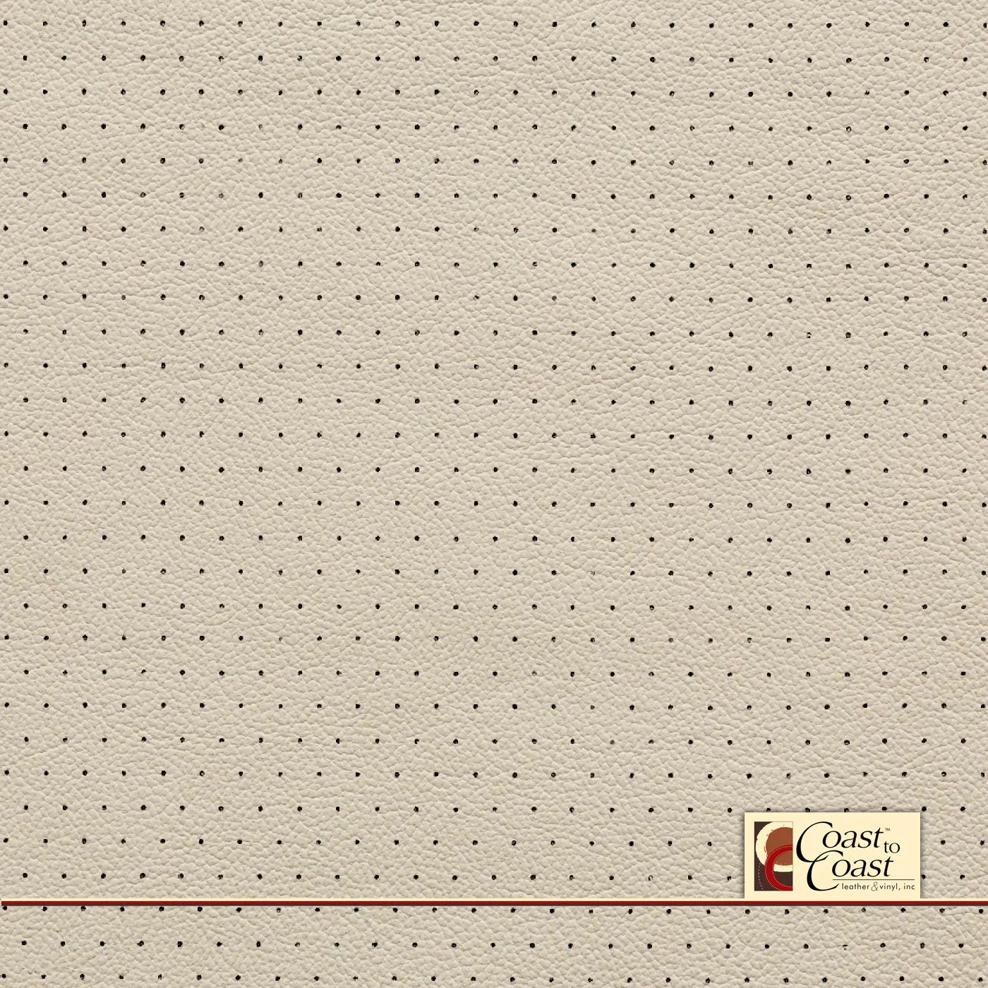 Gm Whisper Beige Full Hide / Euro Perf (3/8In) Leather