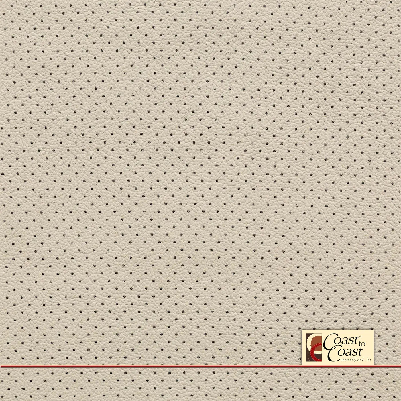 Gm Whisper Beige Full Hide / Mini Perf (1/8In) Leather