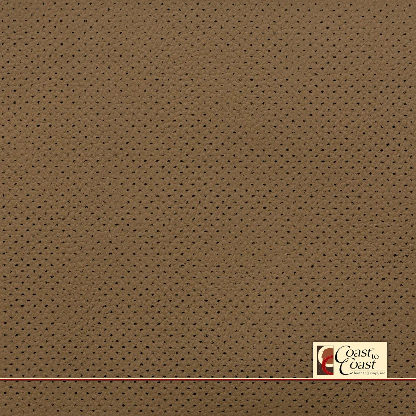 Ford Baja Tan Full Hide / Gm Mirco Perf (1/16In) Leather