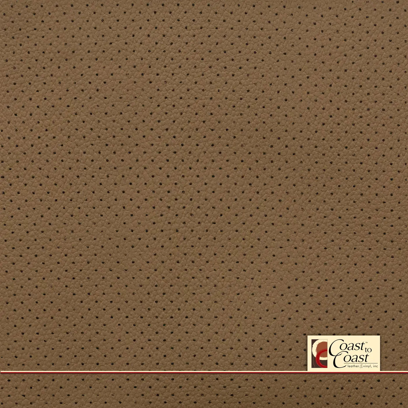 Ford Baja Tan Full Hide / Mini Perf (1/8In) Leather