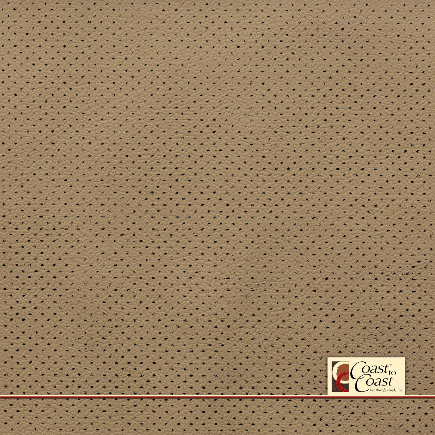 Gm Lt Oak Full Hide / Mirco Perf (1/16In) Leather