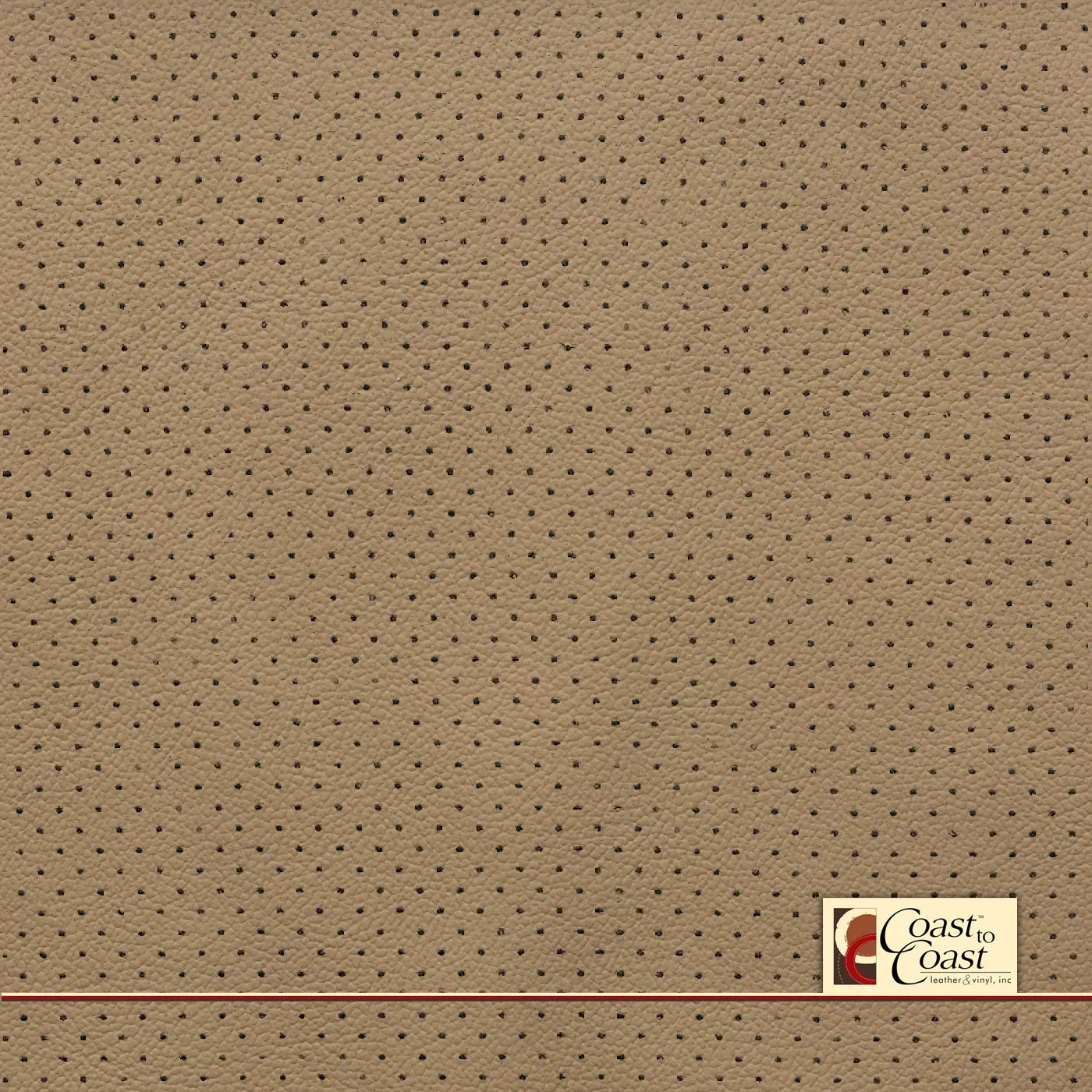 Gm Lt Oak Full Hide / Mini Perf (1/8In) Leather