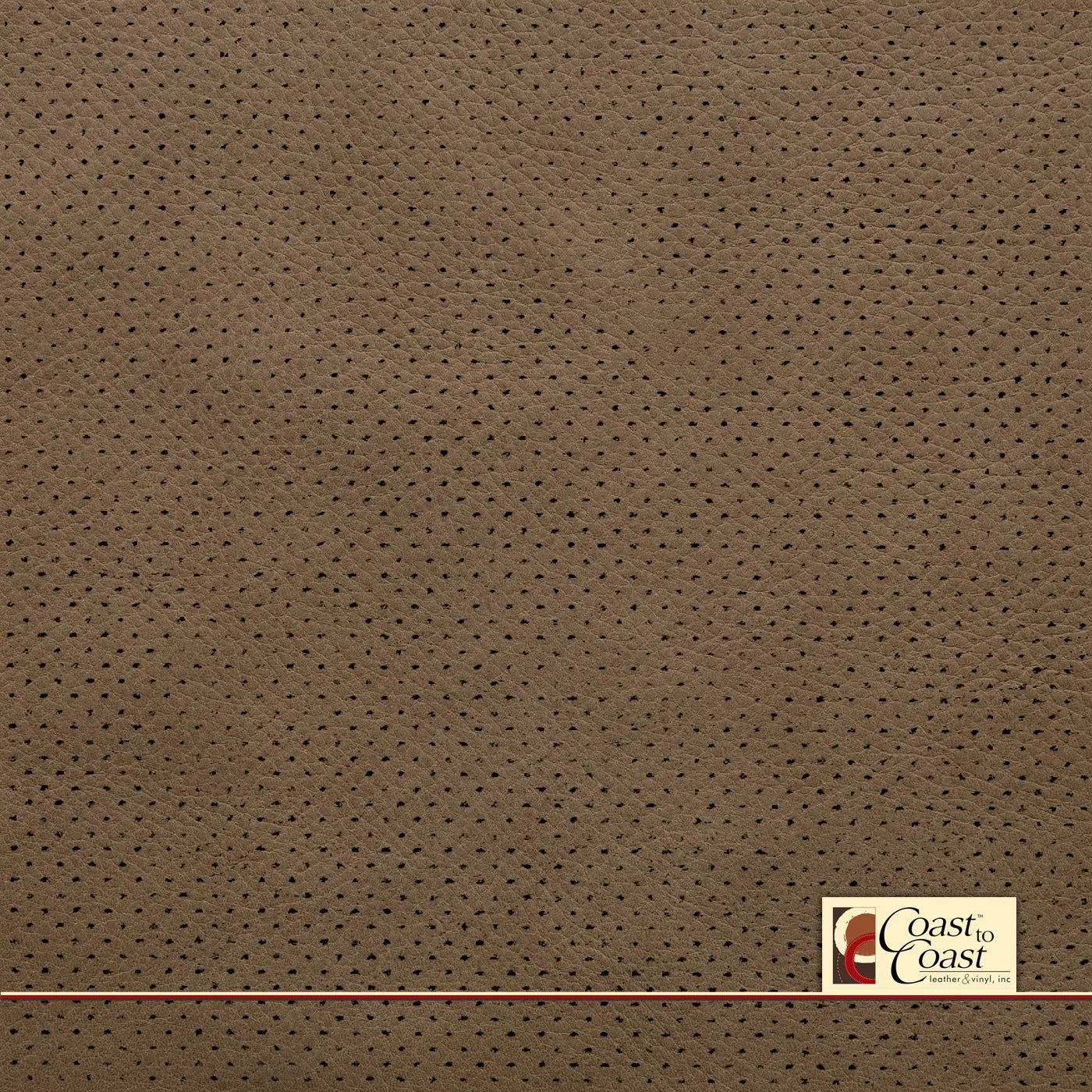 King Ranch Rodeo Lt Brown Full Hide / Gm Mirco Perf (1/16In) Leather