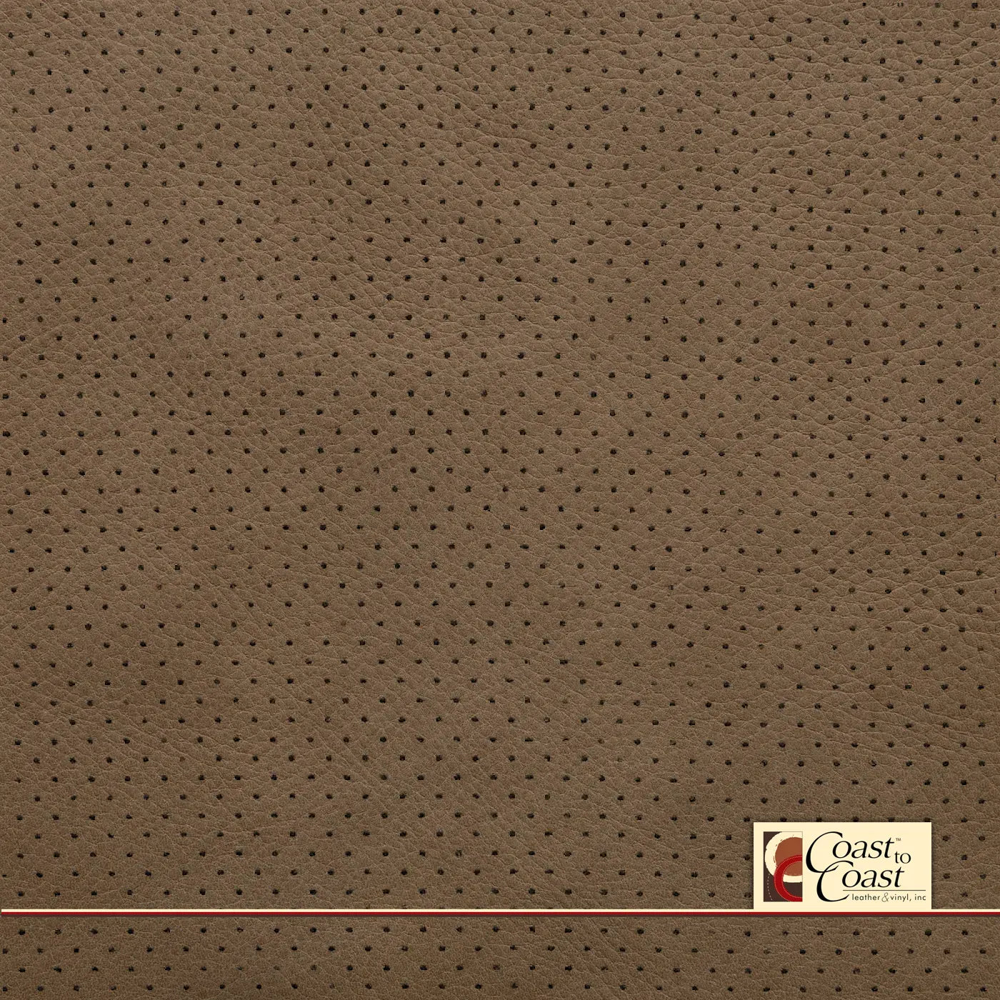 King Ranch Rodeo Lt Brown Full Hide / Mini Perf (1/8In) Leather