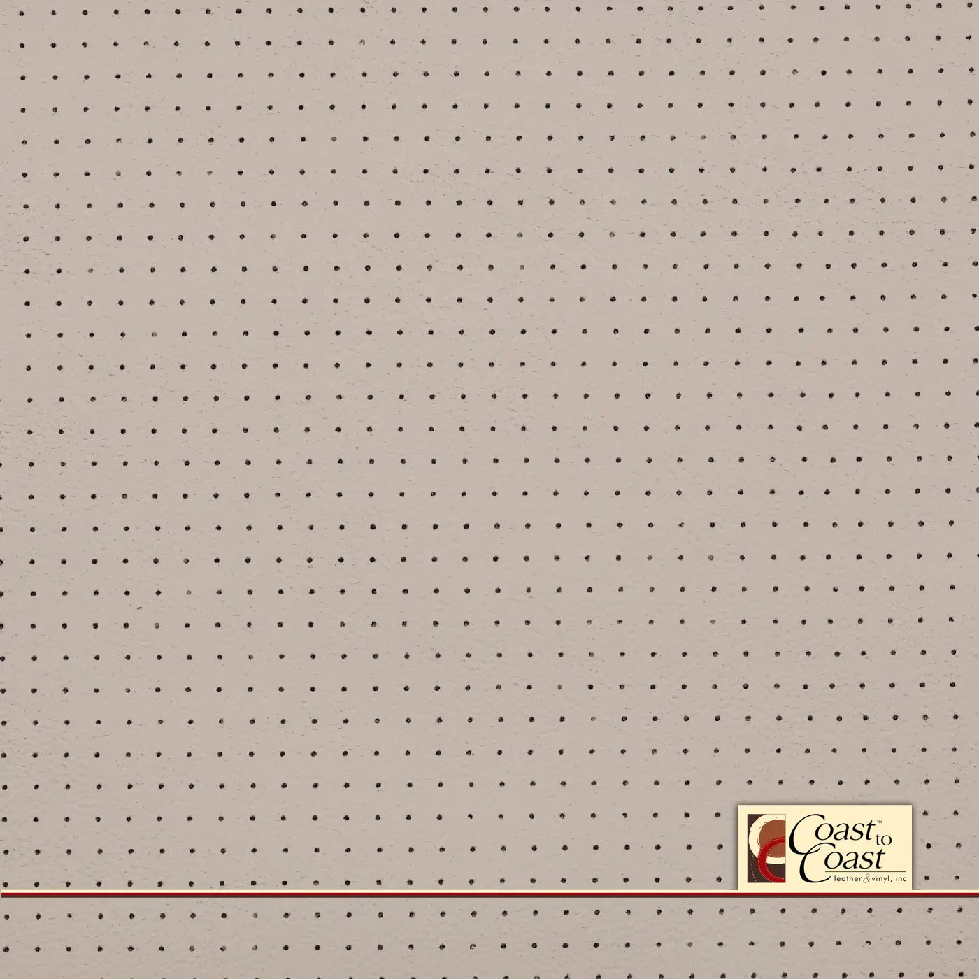 Chrysler Pearl White Small Squared Perf (1/4In) Vinyl