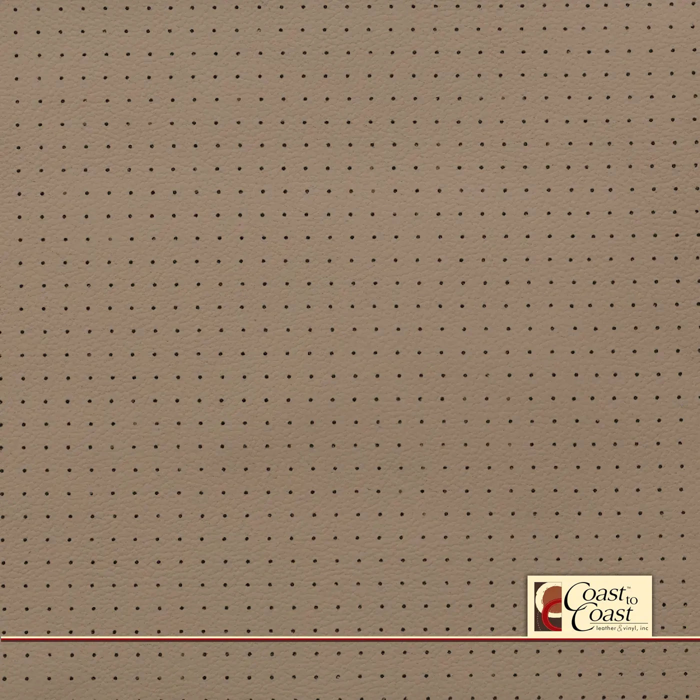 Ford Cappuccino Small Squared Perf (1/4In) Vinyl