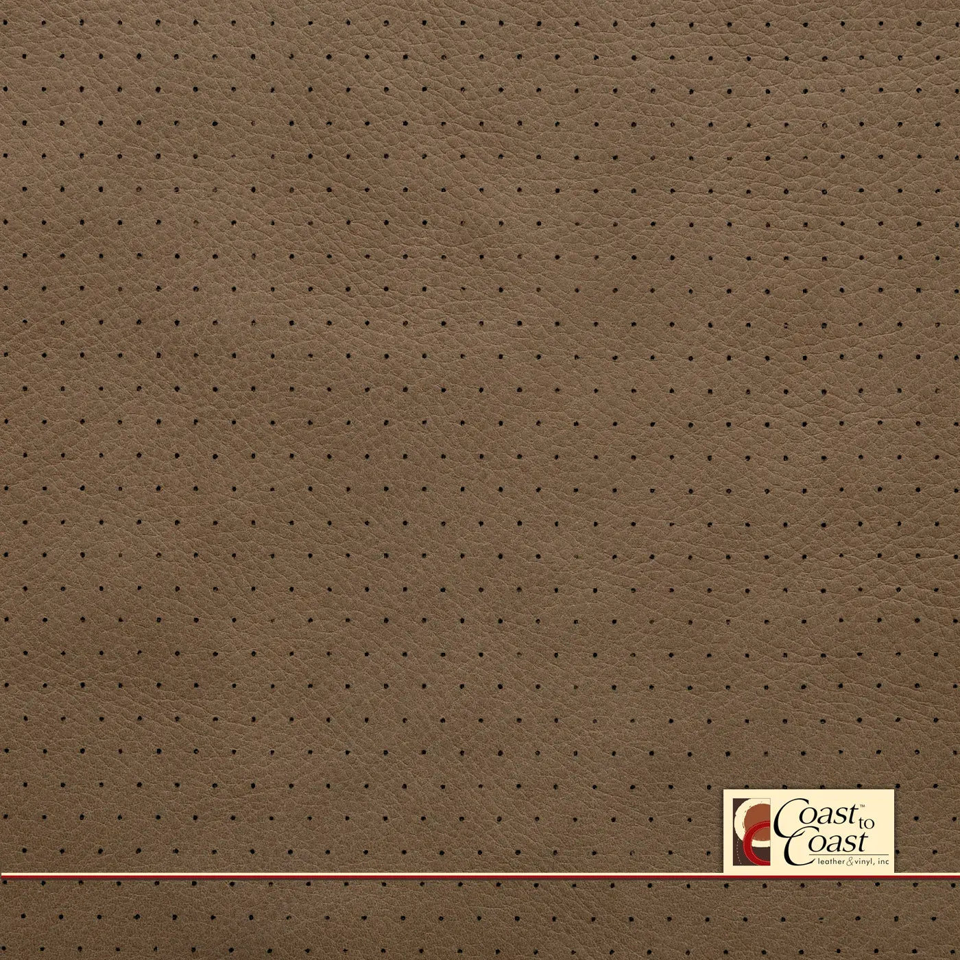 King Ranch Rodeo Lt Brown Euro Perf (3/8In) Vinyl