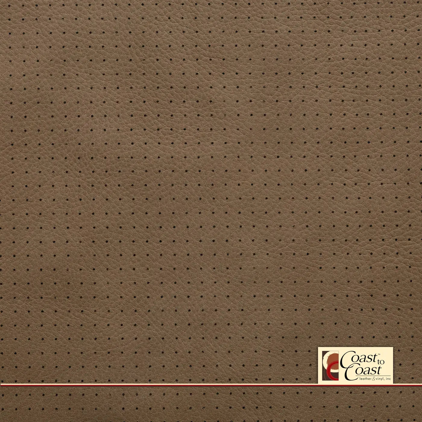 King Ranch Rodeo Lt Brown Small Squared Perf (1/4In) Vinyl