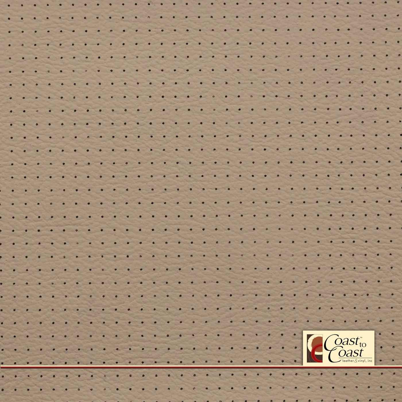 Ford Lt Camel Small Squared Perf (1/4In) Vinyl