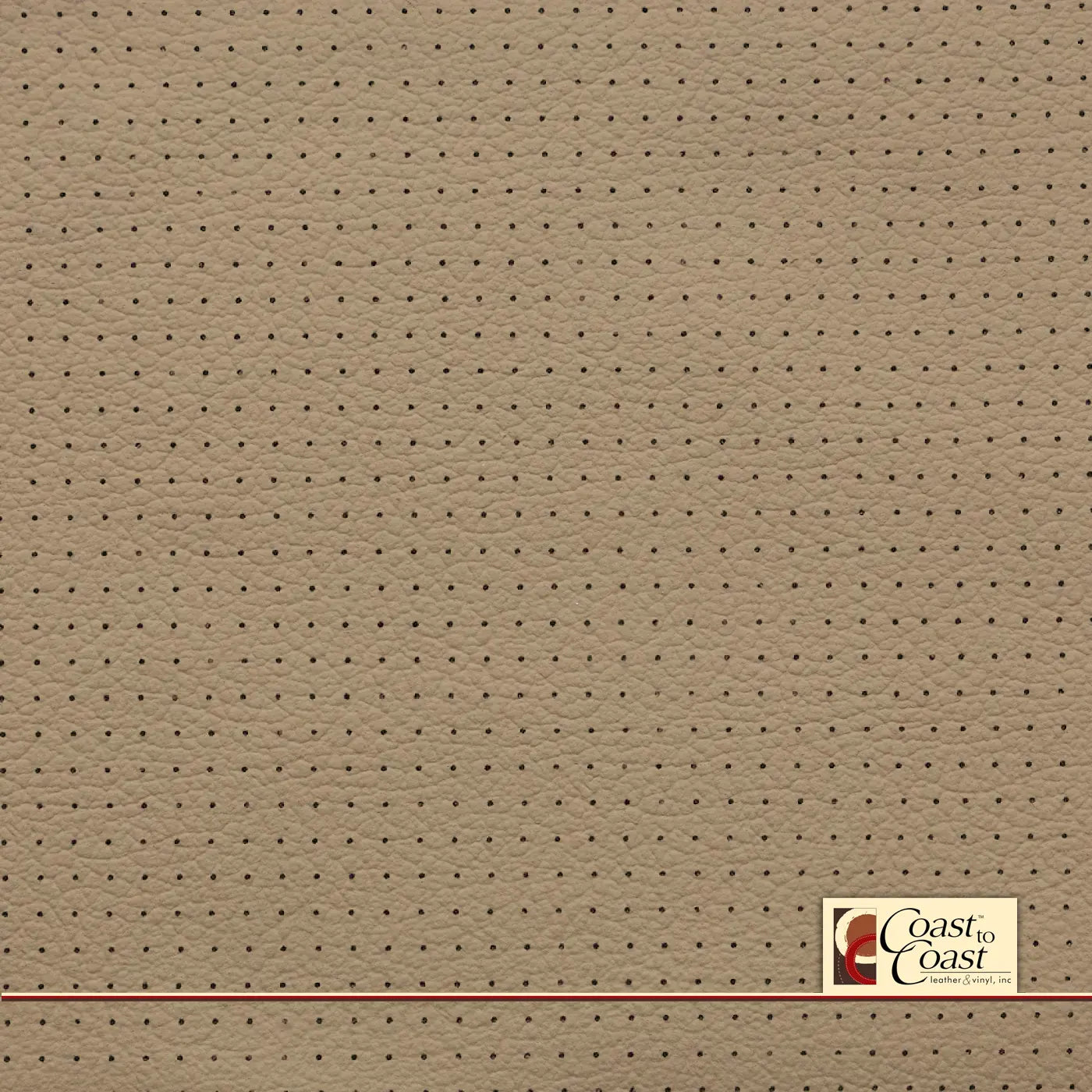 Ford Camel Small Squared Perf (1/4In) Vinyl