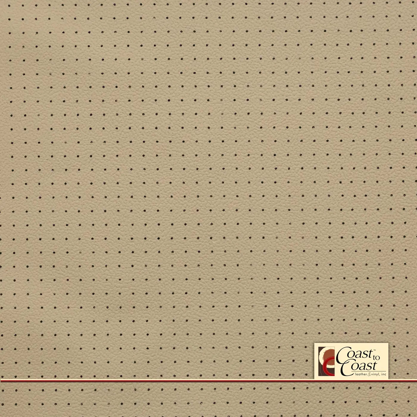 Ford Lt Dune Small Squared Perf (1/4In) Vinyl