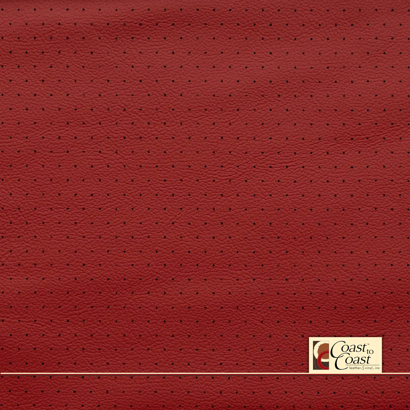 Gm Adrenaline Red Euro Perf (3/8In) Vinyl