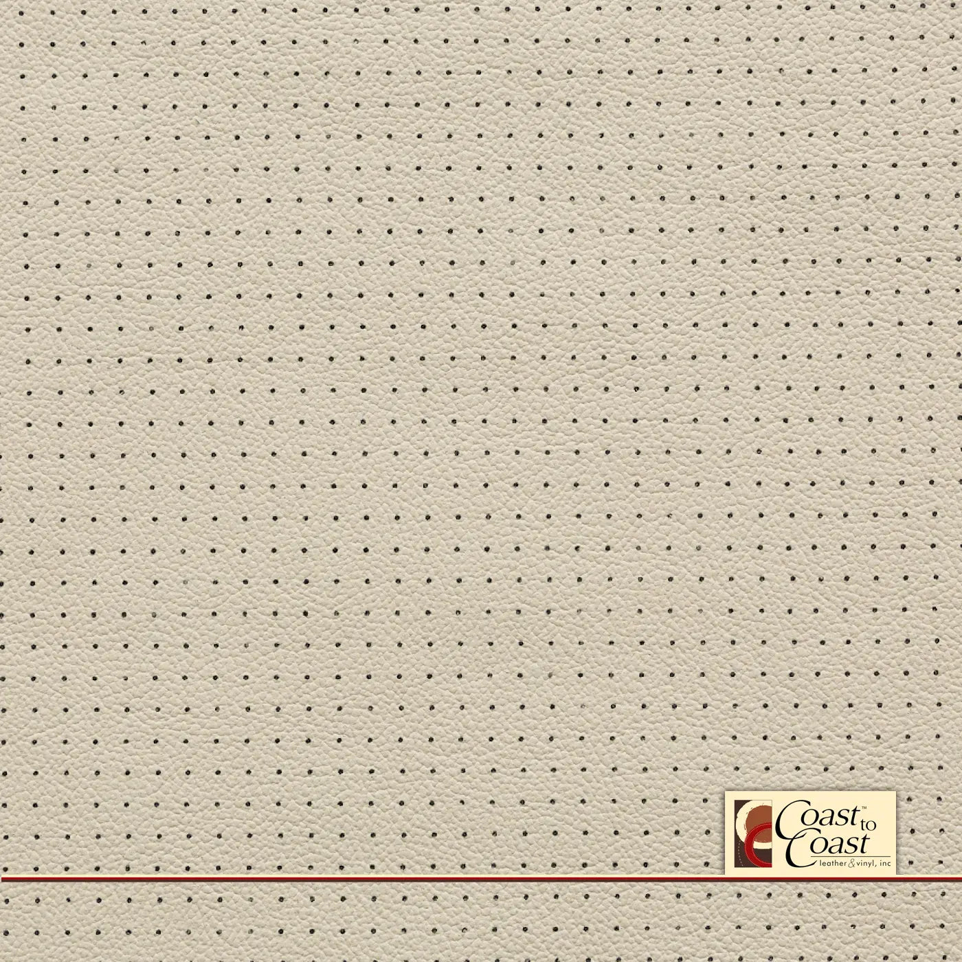 Gm Whisper Beige Small Squared Perf (1/4In) Vinyl